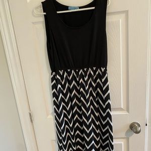 Black maxi dress